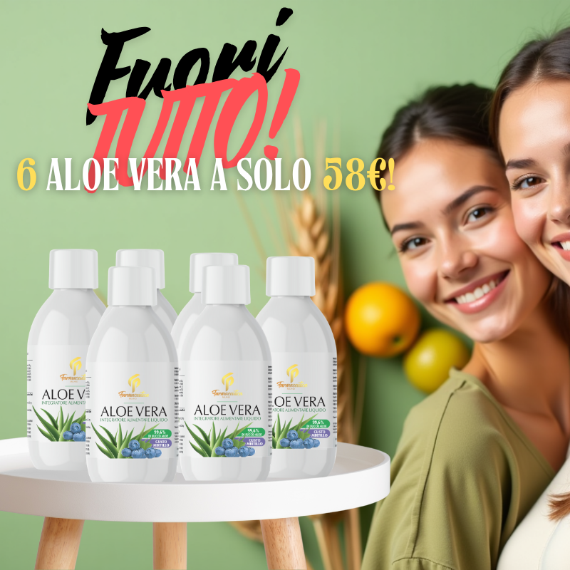 FUORI TUTTO – OFFERTA IRRIPETIBILE: 6 ALOE A 58€