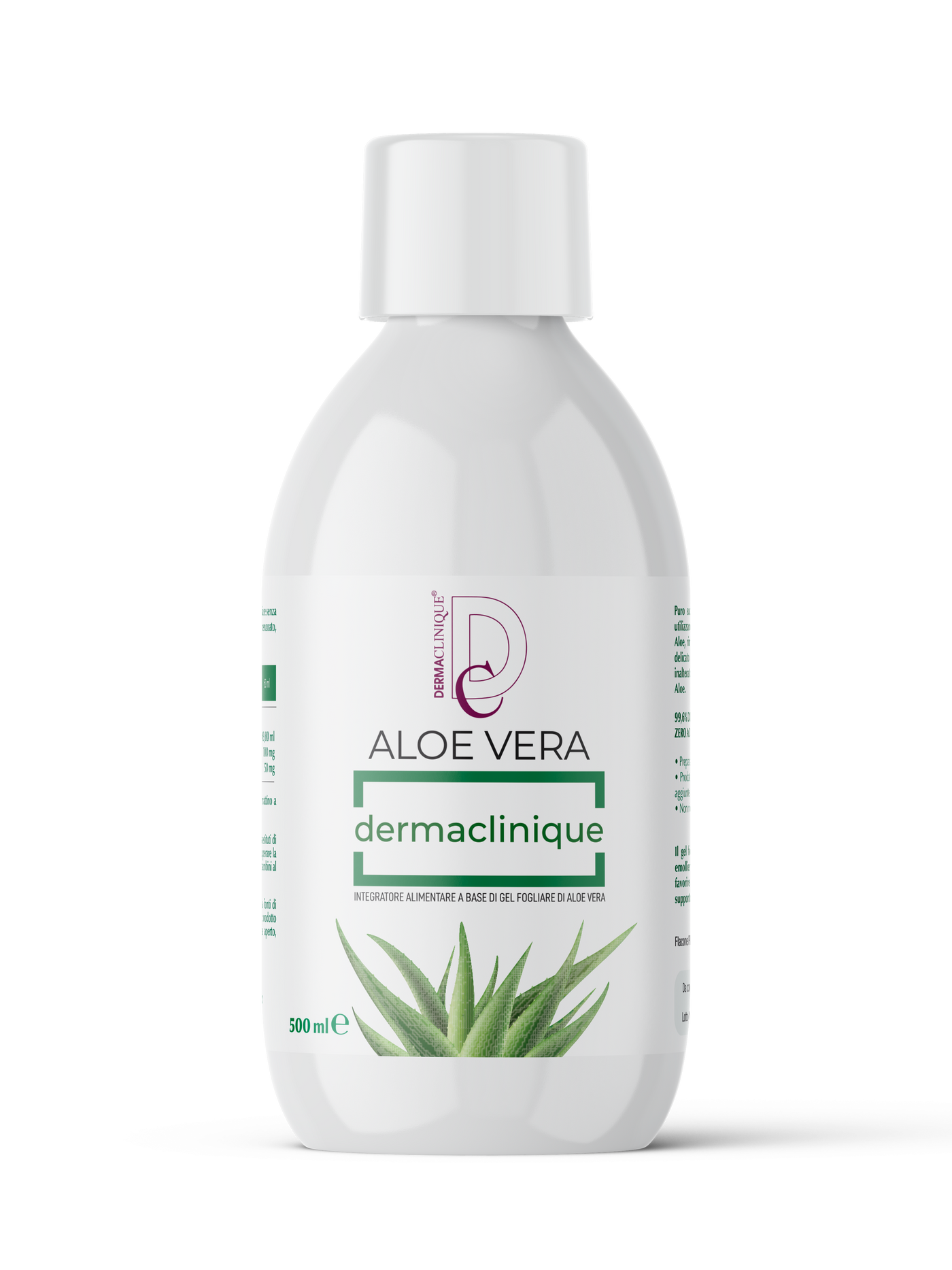 PURE ALOE VERA 99.6% Pure and concentrated active ingredient 500ml 